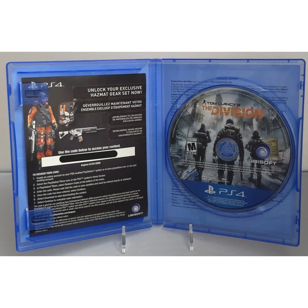 Tom Clancy's The Division - PlayStation 4 (PS4) - Complete in Box (CIB) - Tested